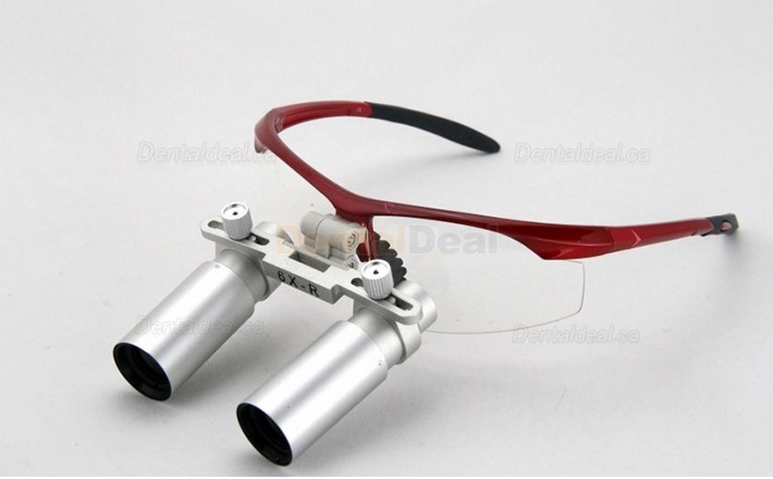 6.0X 420mm Medical Binocular Loupe Dentist Magnifying Surgical Glasses