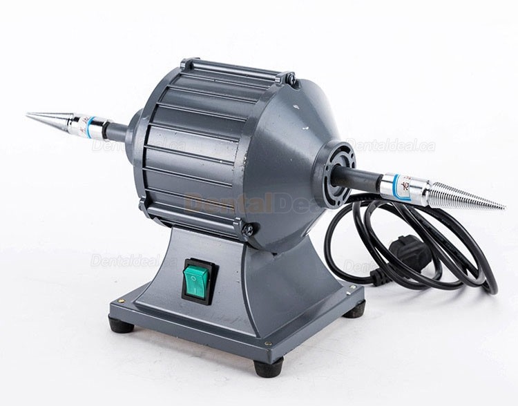 370W Dental Lab Tabletop Polishing Buffer Lathe Machine 2800RPM