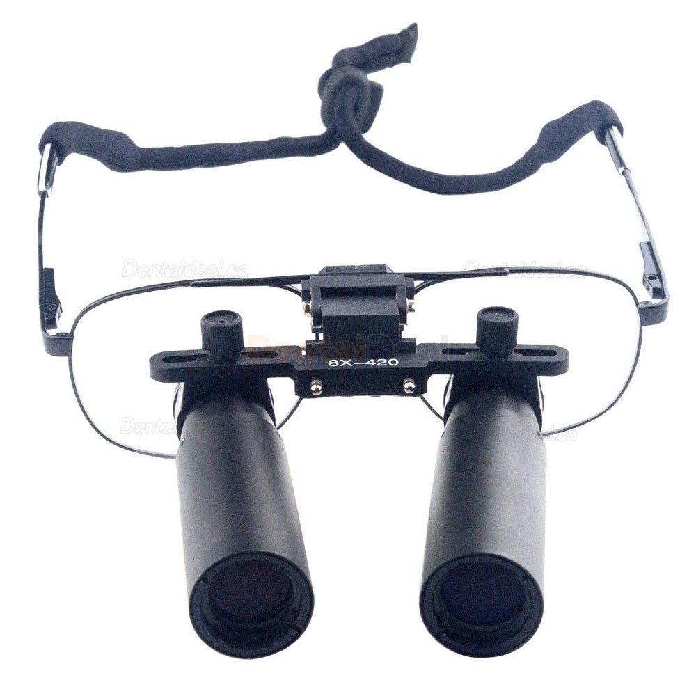 Ymarda 8.0X 420mm Dental Medical Magnifying Glasses Surgical Loupe Metal Frame