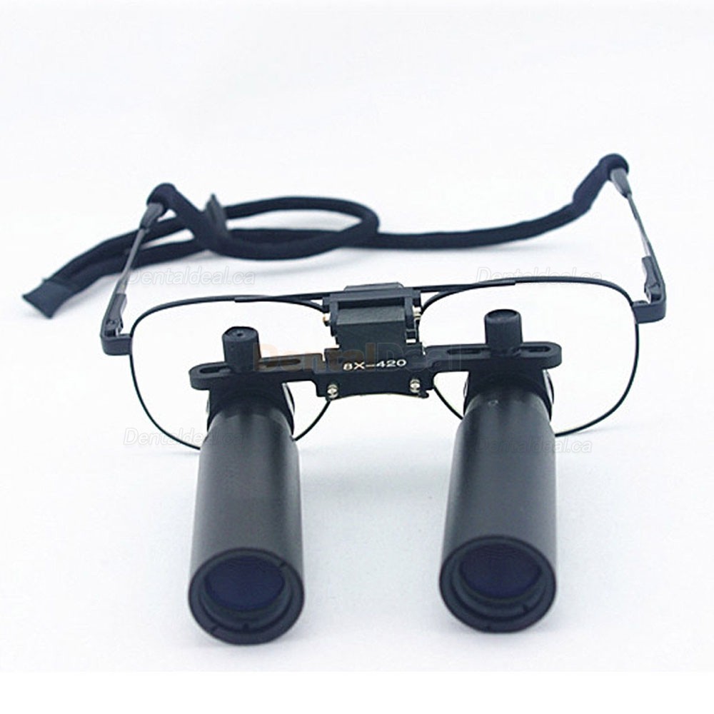 Ymarda 8.0X 420mm Dental Medical Magnifying Glasses Surgical Loupe Metal Frame