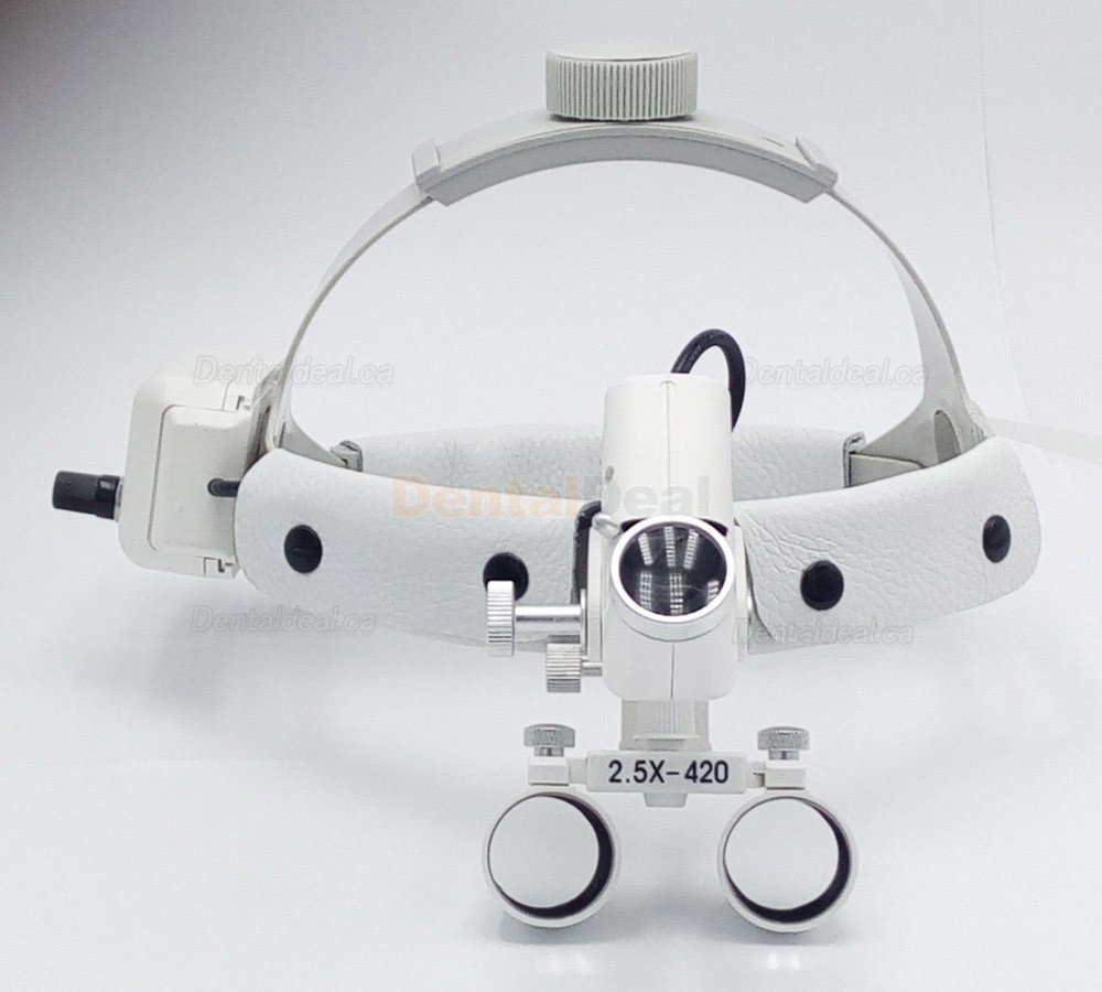 DY-106 2.5X420mm Headband Dental Medical Surgical Loupe with LED Headlight