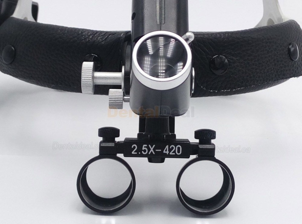DY-106 2.5X420mm Headband Dental Medical Surgical Loupe with LED Headlight