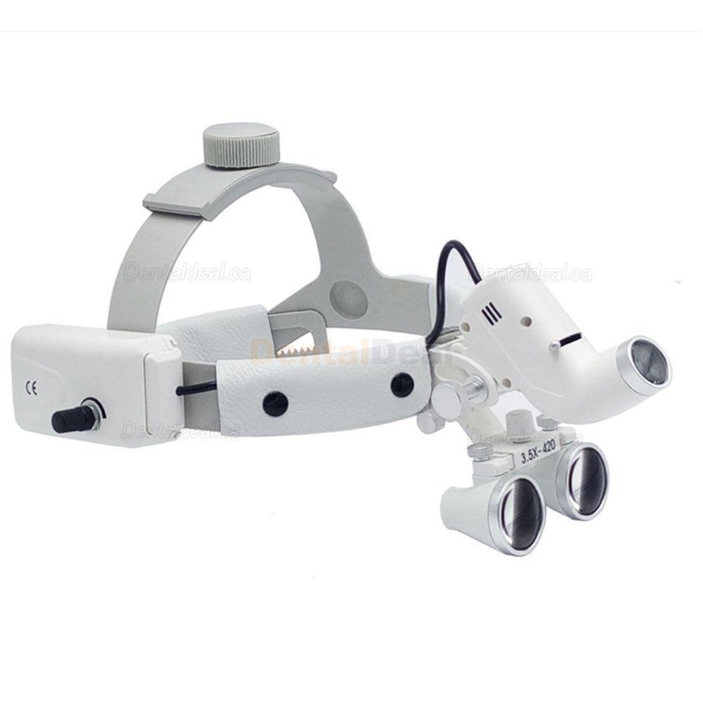 DY-106 Dental LED Surgical Headlight 3.5X420mmHeadband Surgical Loupe