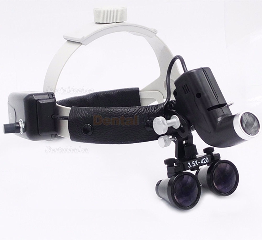 DY-106 Dental LED Surgical Headlight 3.5X420mmHeadband Surgical Loupe