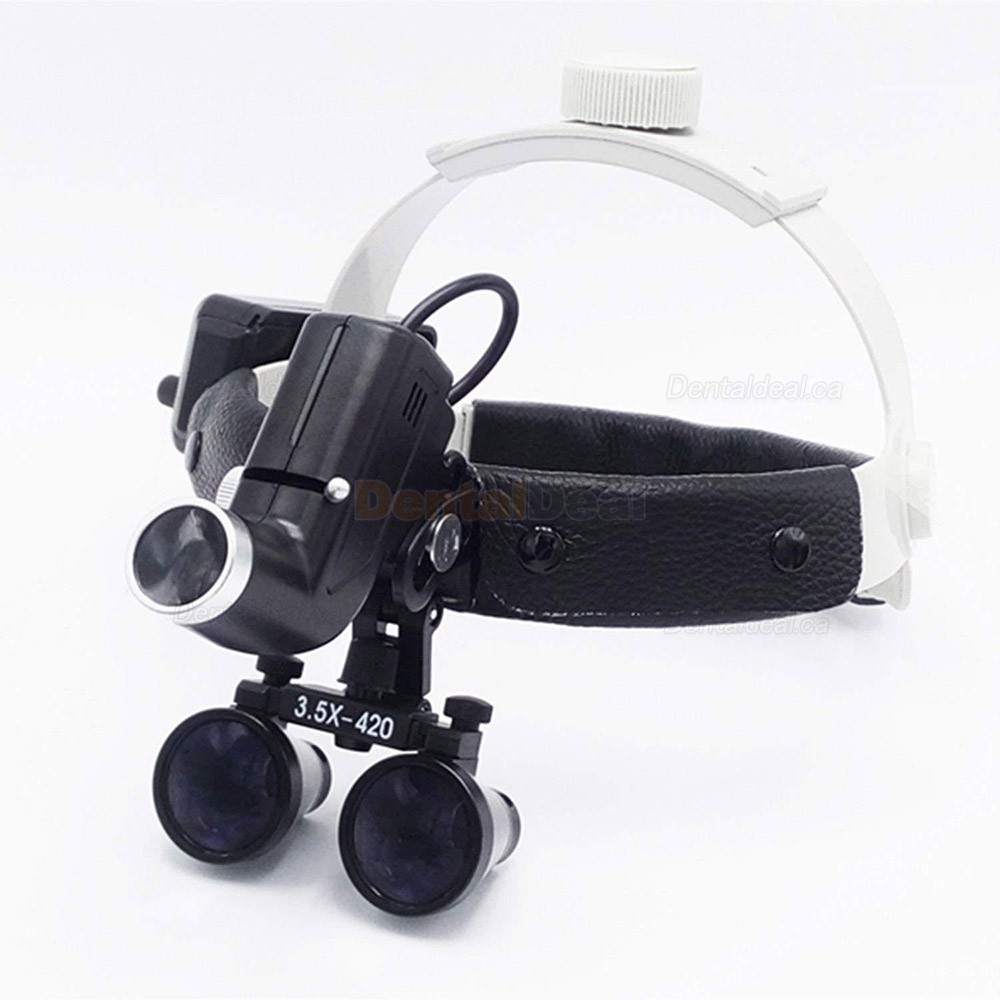 DY-106 Dental LED Surgical Headlight 3.5X420mmHeadband Surgical Loupe
