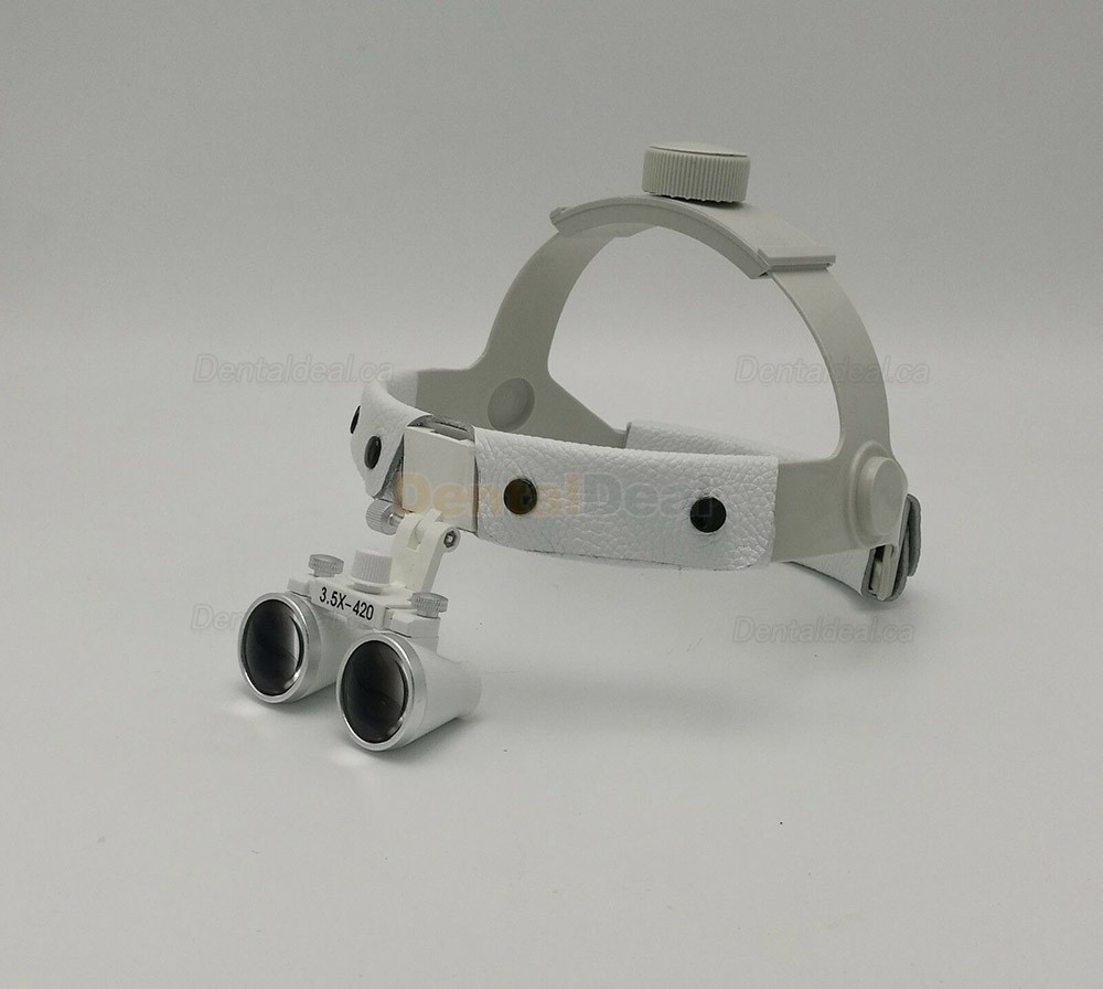 Headband 3.5X420mm Dental Surgical Binocular Loupe with LED Headlight