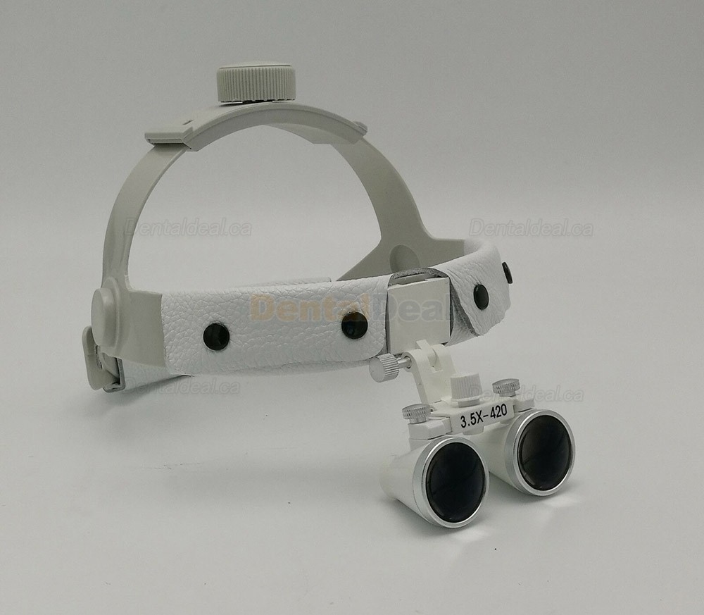 Headband 3.5X420mm Dental Surgical Binocular Loupe with LED Headlight