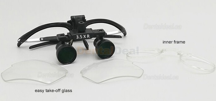 DY-112 3.5X Dental Medical Binocular Surgical Loupe Aluminum Frame