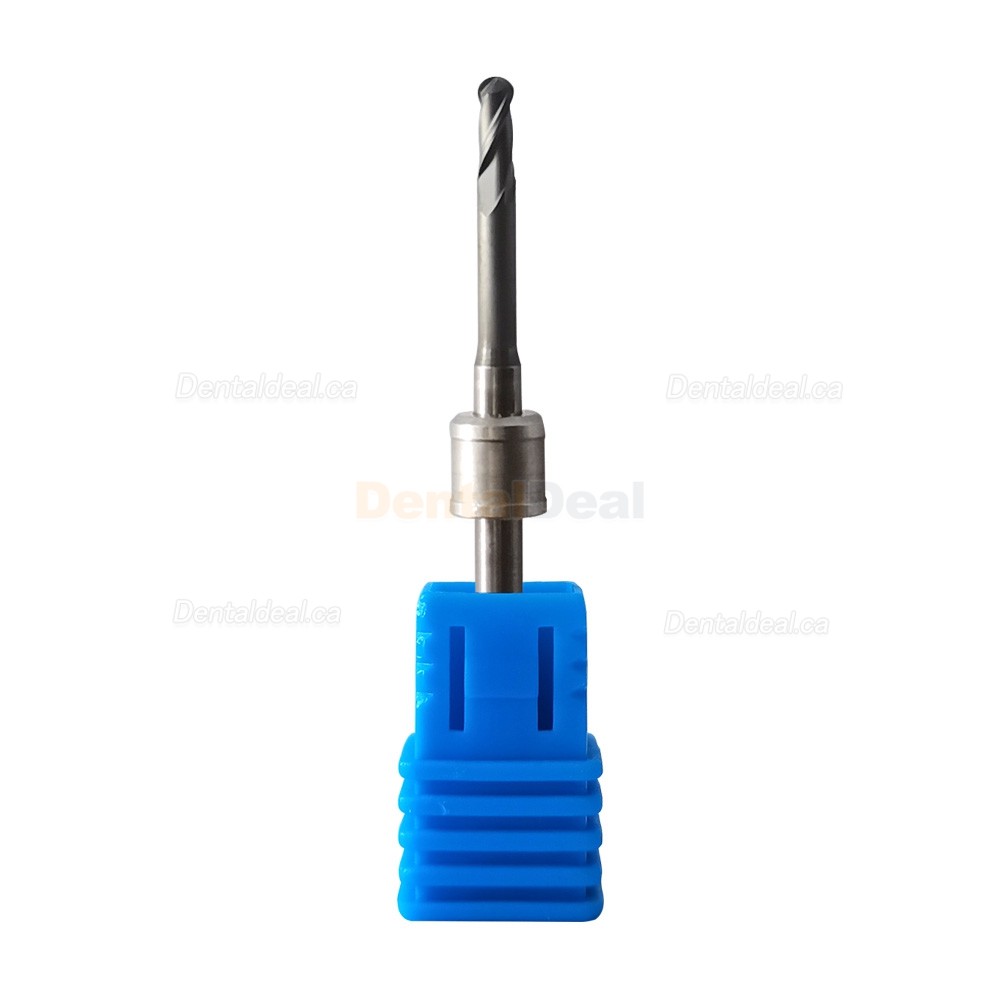 Dental Diamond Coated Milling Burs 0.6mm/1.0mm/2.5mm Fit Zirconia/PMMA Milling