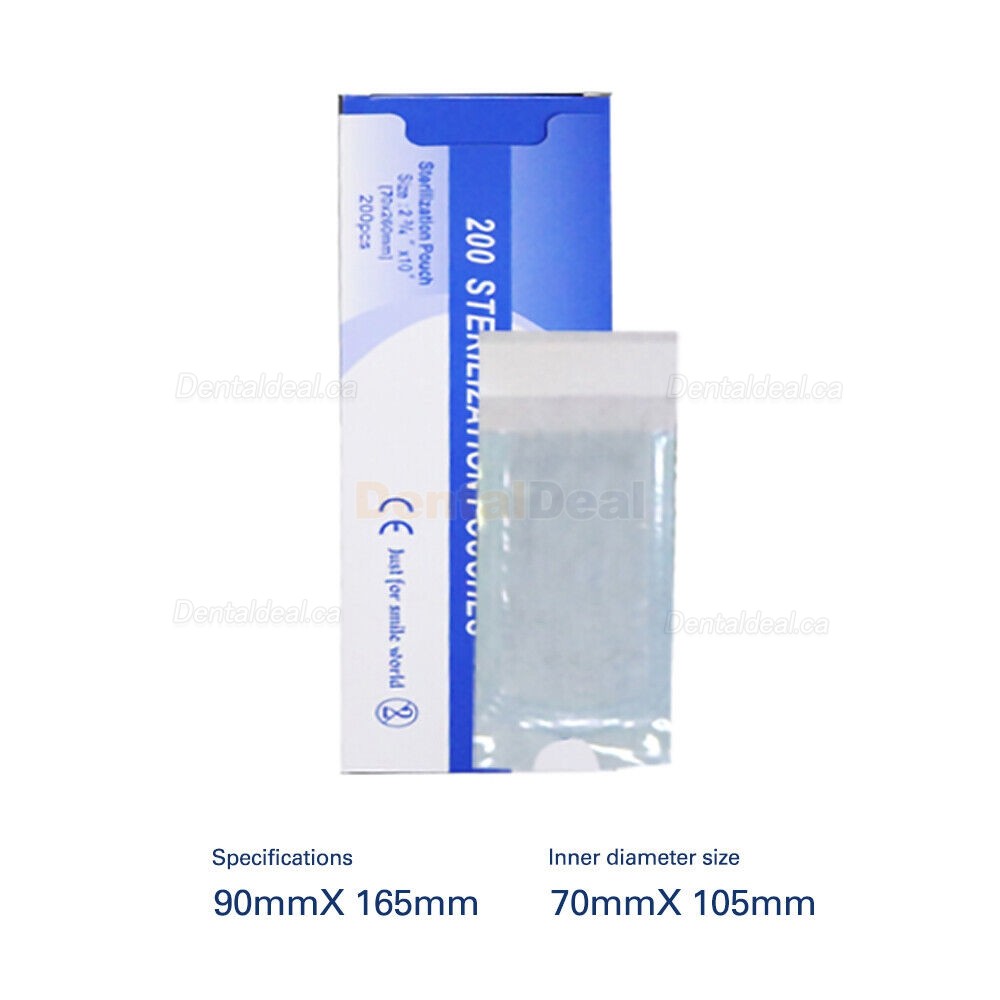 200 Pcs/box Dental Autoclave Sterilization Bag Disinfection Pouches