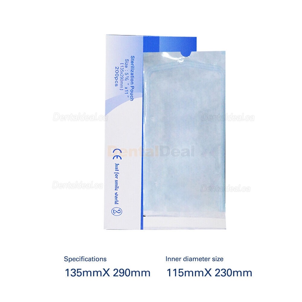 200 Pcs/box Dental Autoclave Sterilization Bag Disinfection Pouches