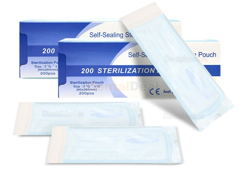 200 Pcs/box Dental Autoclave Sterilization Bag Disinfection Pouches