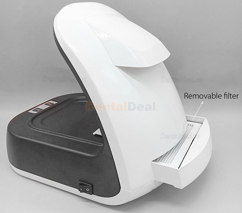 60W Desktop Portable Dental Dust Collector Cordless Vacuum Cleaner with LED Lights