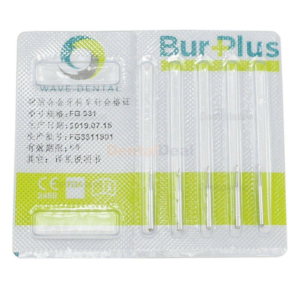 10Pcs FG 330 331 332# Pear Head Dental Carbide Burs Friction Grip Shank