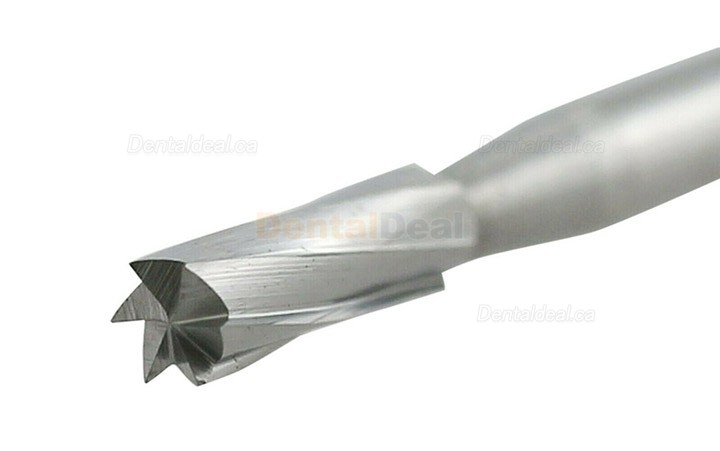 10Pcs FG 60 Carbide Burs Dental Friction Grip Straight Fissure Head