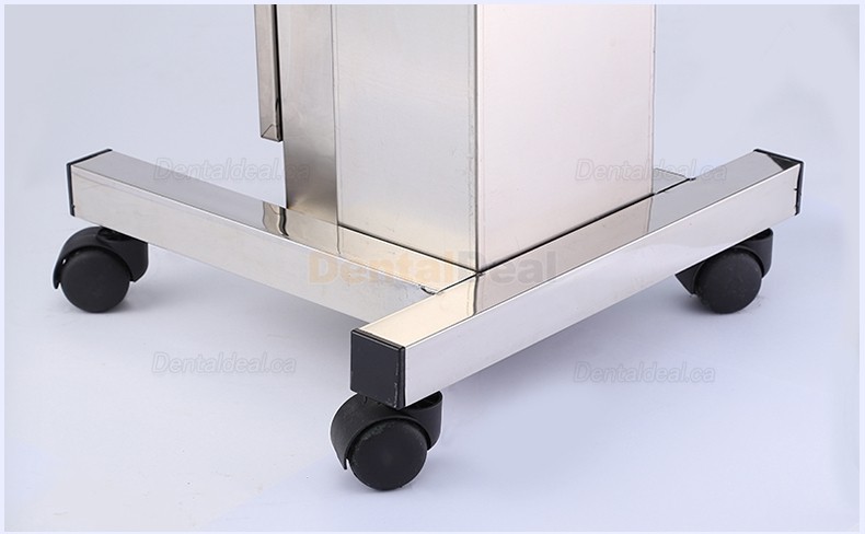 FY&reg; 30DS Stainless Steel Mobile UV + Ozone Disinfection Cart Ultraviolet Sterilizer Lamp Trolley