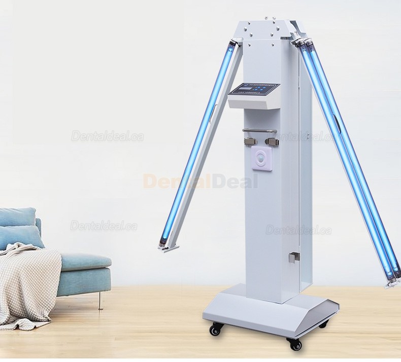 FY&reg; 30FSI Mobile UV+Ozone Disinfection Lamp Ultraviolet Sterilizer Disinfection Trolley With Infrared Sensor