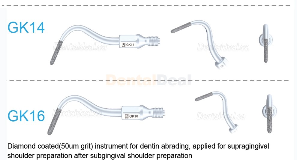 5Pcs Refine&reg; Dental Air Scaler Tips GK1 GK2 GK3 GK4 GK5 GK6 GK7 GK12 GK14 GK16 Fit KAVO SONICflex Scaler Handpiece