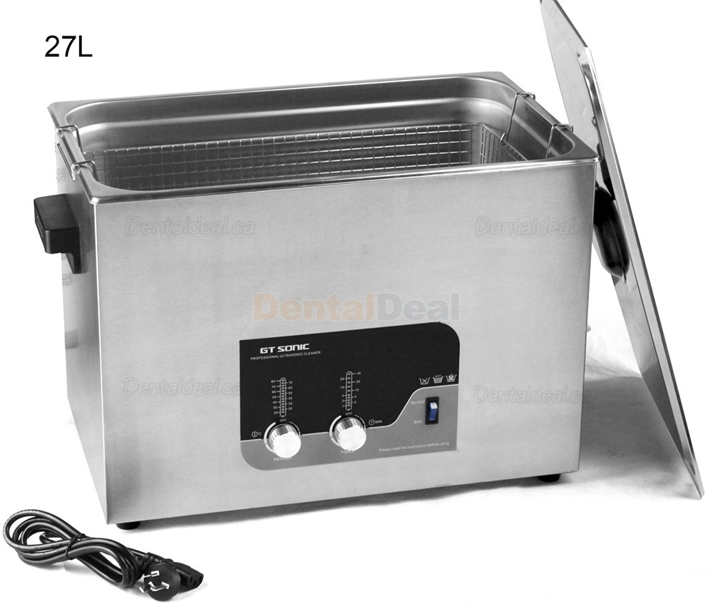 GT SONIC D-Series 2-27L 100-500W Digital Ultrasonic Cleaner with Heater