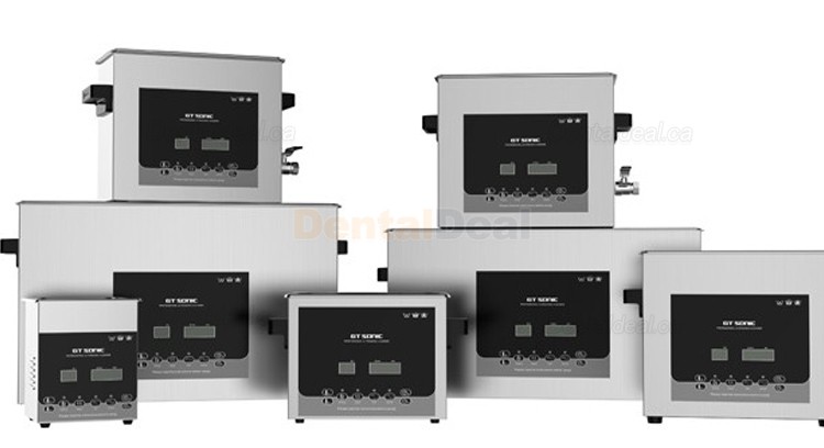 GT SONIC D-Series 2-27L 100-500W Digital Ultrasonic Cleaner with Heater