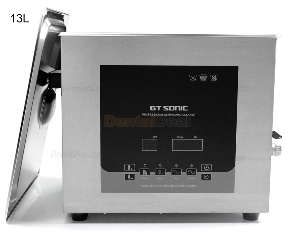 GT SONIC D-Series 2-27L 100-500W Digital Ultrasonic Cleaner with Heater