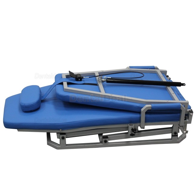 Greeloy GU-P109 Dental Portable Chair Movable Folding Chair with LED Cold Light Exam Lampe