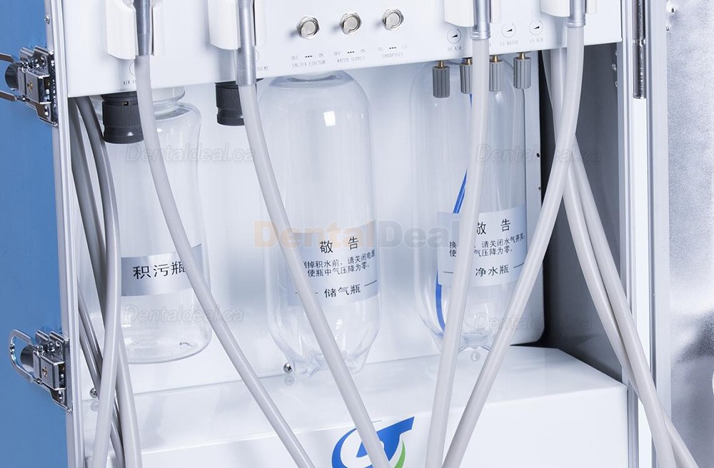 Greeloy GU-P204 Dental Portable Unit+ LY-L201 Handpiece Kit + Dental Phantom Head + Curing Light
