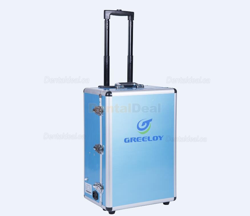 Greeloy GU-P206 Dental Portable Unit + Foldable Chair + Storage Bag Kit