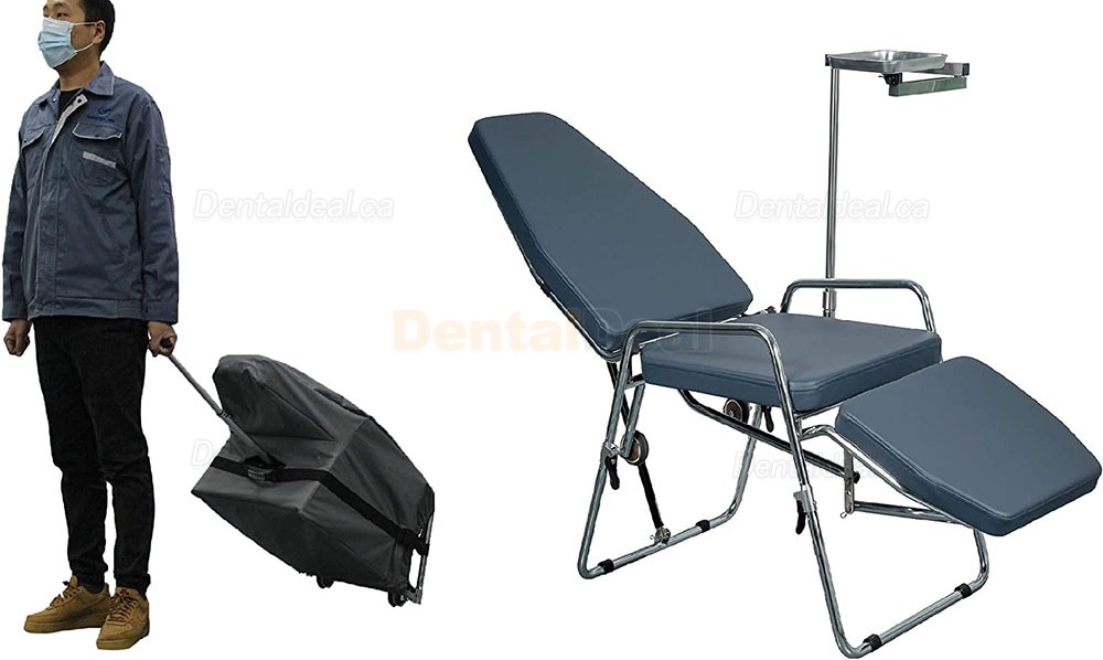 Greeloy GU-P206 Dental Portable Unit + Foldable Chair + Storage Bag Kit