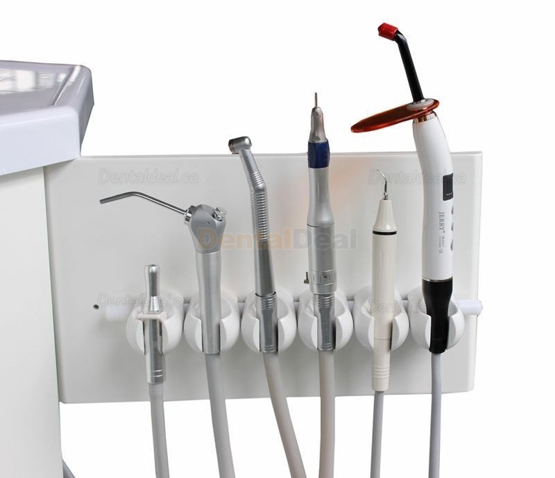 Greeloy&reg;GU-P212 Mobile Dental Delivery Cart Unit with Curing Light & Scaler Handpiece