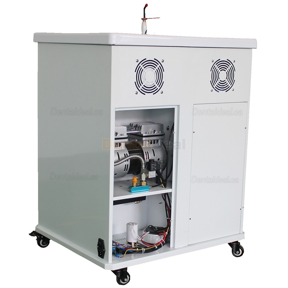 Greeloy&reg;GU-P212 Mobile Dental Delivery Cart Unit with Curing Light & Scaler Handpiece