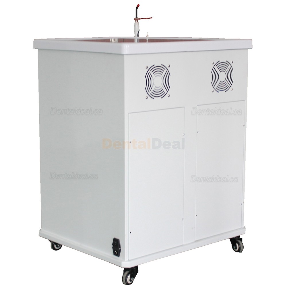 Greeloy&reg;GU-P212 Mobile Dental Delivery Cart Unit with Curing Light & Scaler Handpiece