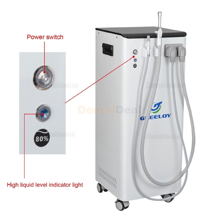GSM-300 350L/min Portable Dental Suction Unit Vacuum Pump High Volume Suction
