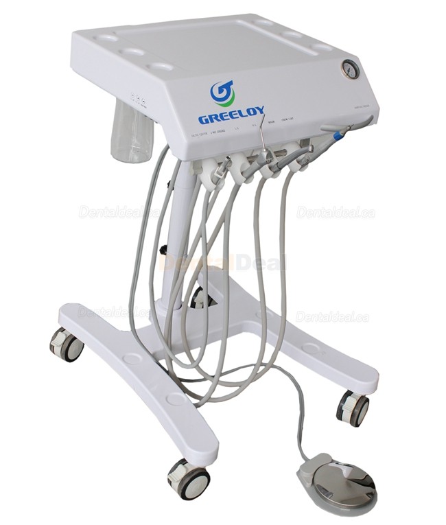 Greeloy&reg; GU-P301 Mobile Portable Dental Delivery Cart Unit System