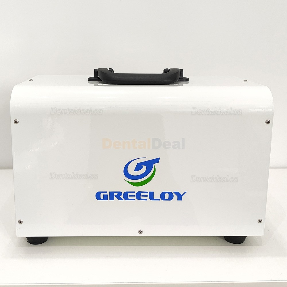 Greeloy GU-P302 Mobile Dental Cart Unit with Compressor GU-P300 + Curing Light+ Scaler Handpiece
