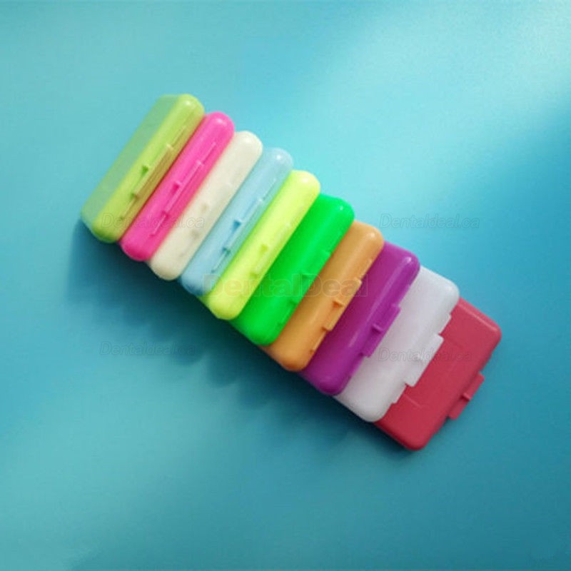 100 Pack Dental Gum Irritation Orthodontic Wax For Braces Fruit Scents