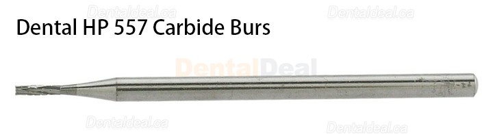 10Pcs HP 555 556 557 558 Bur Dental Carbide Burs Straight Fissure Cross Cut Burs