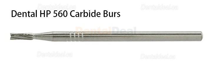 10Pcs HP 559 560 562 563 Dental Carbide Bur Straight Fissure Cross Cut Burs