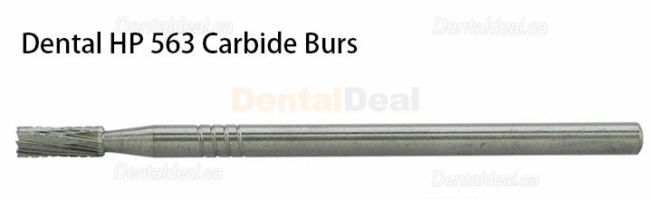 10Pcs HP 559 560 562 563 Dental Carbide Bur Straight Fissure Cross Cut Burs