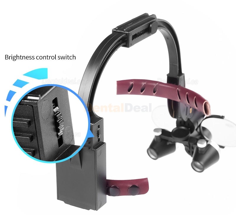 2.5/3.5X Headband Dental Medical Surgical Loupe with 5W LED Headlight