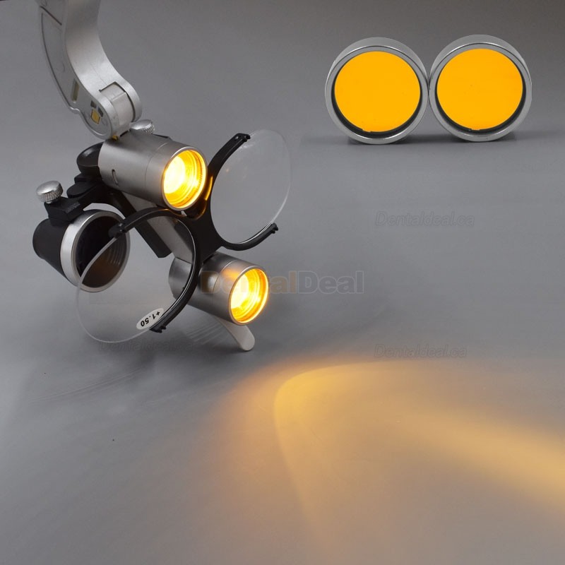 2.5/3.5X Headband Dental Medical Surgical Loupe with 5W LED Headlight