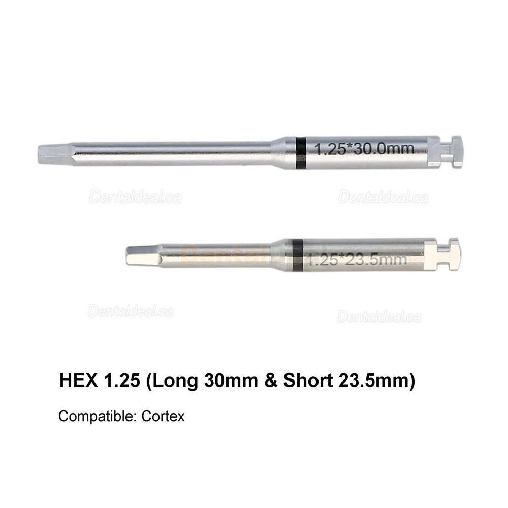 Dental Implant Abutment Latch Screwdriver Hex Driver Stainless Steel Long Short