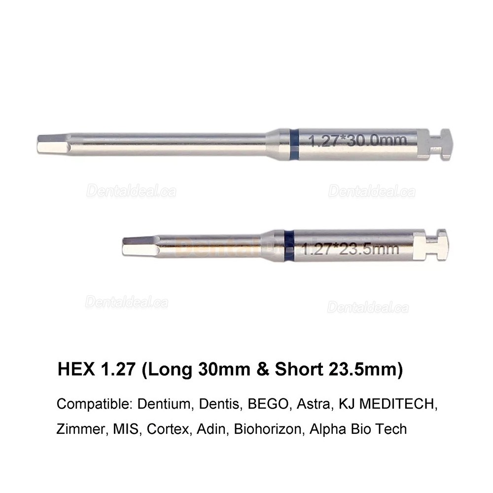 Dental Implant Abutment Latch Screwdriver Hex Driver Stainless Steel Long Short