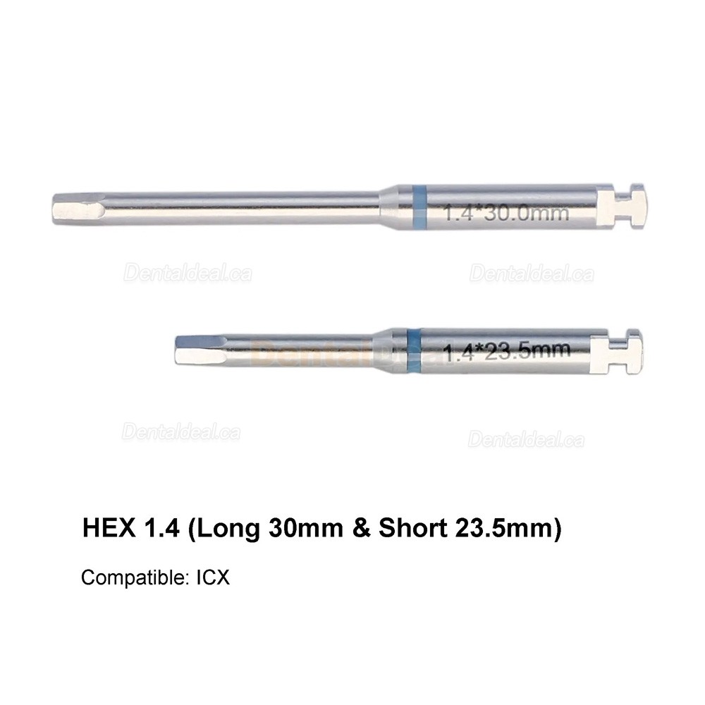 Dental Implant Abutment Latch Screwdriver Hex Driver Stainless Steel Long Short