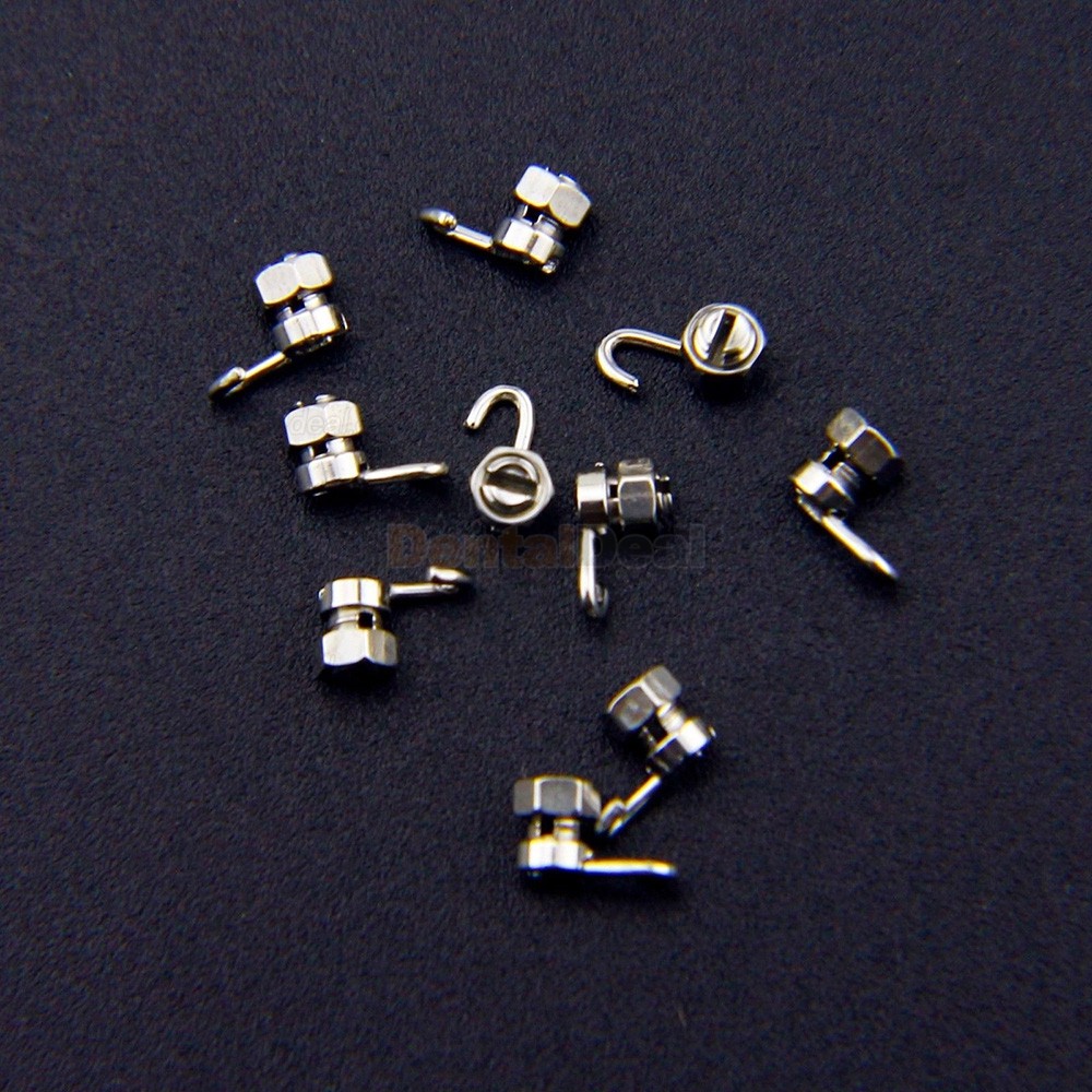 40Pcs/2 Set Dental Orthodontic Crimpable Hook Arch Wire Stop Lock Left & Right