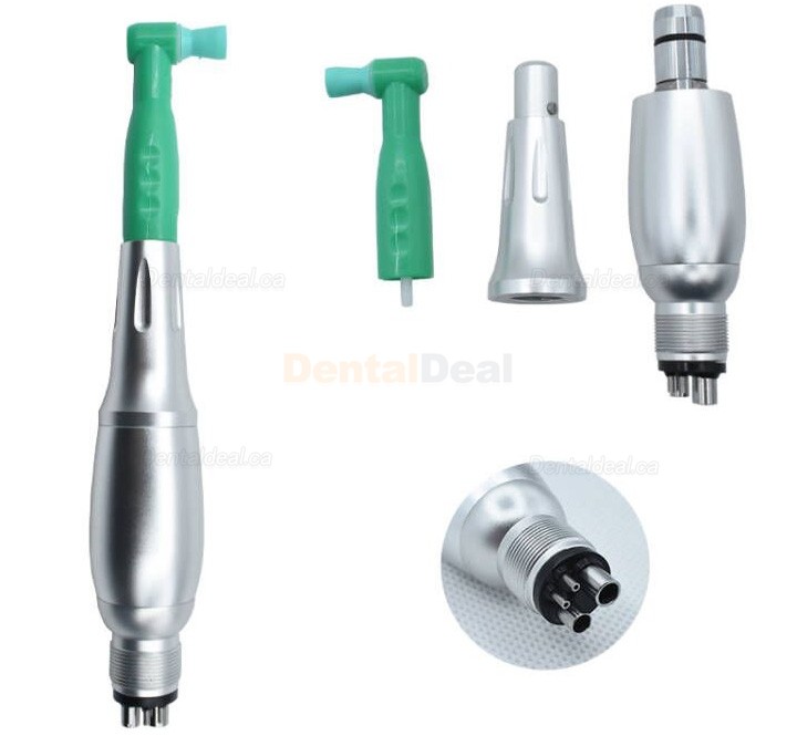 Dental 4:1 Prophy Handpiece 3 Nose Cones + Air Motor + 50Pcs Replacement Heads