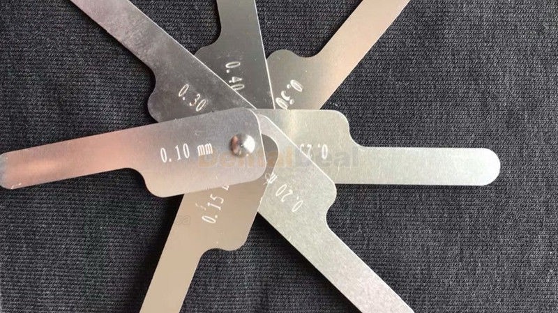 2Pcs Orthodontic Dental Interproximal Reduction (IPR) Gauge Measure Tool