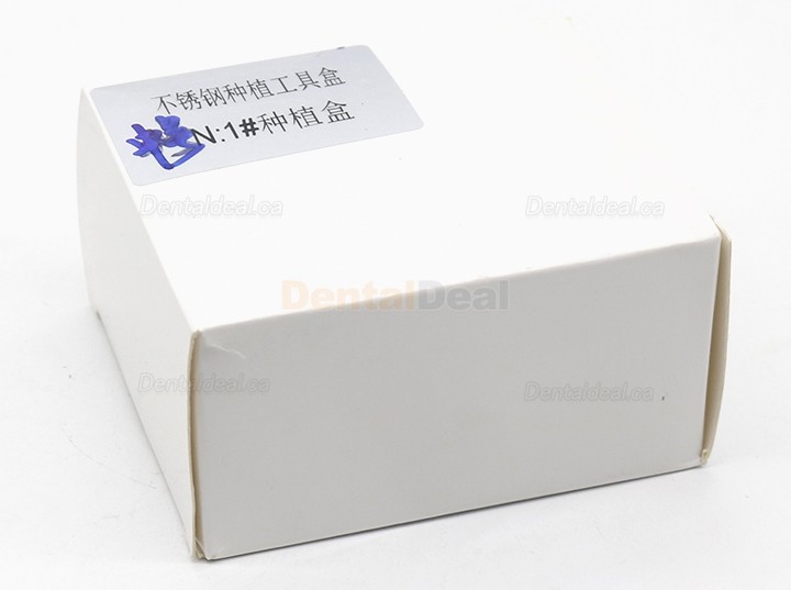 Dental Implant Surgical Instrument Tool Kit Stainless Steel Storage Box