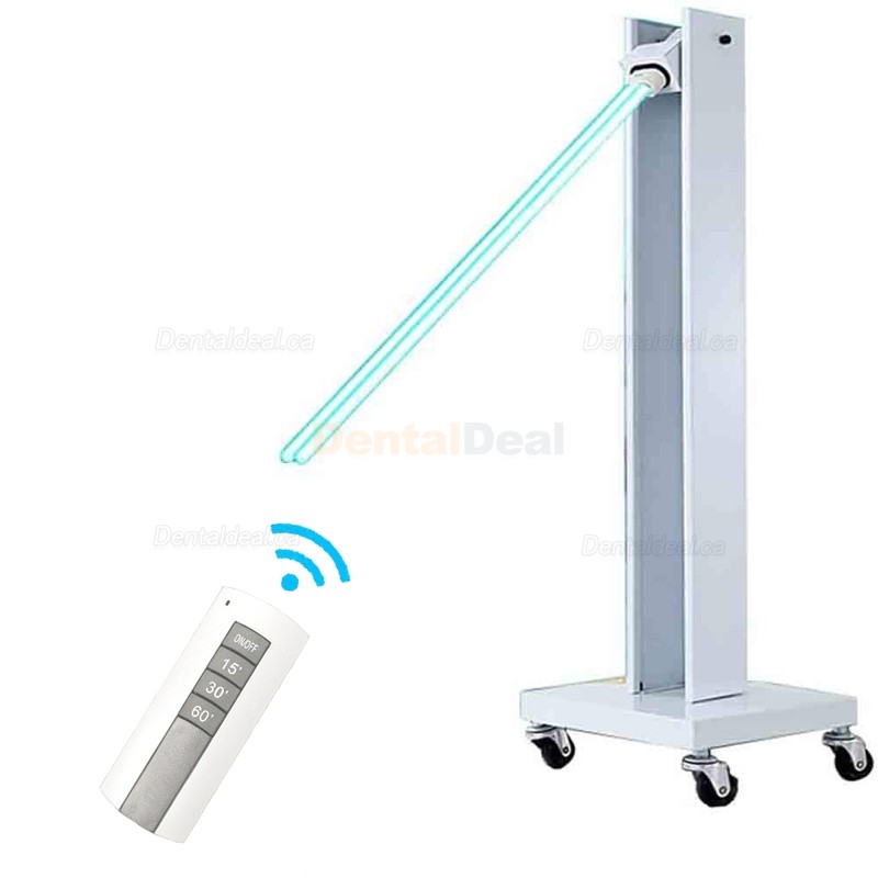 Mobile UV Light Sterilizer Ultraviolet Disinfection Lamp Germicidal UV Lamp Trolley with Wheels