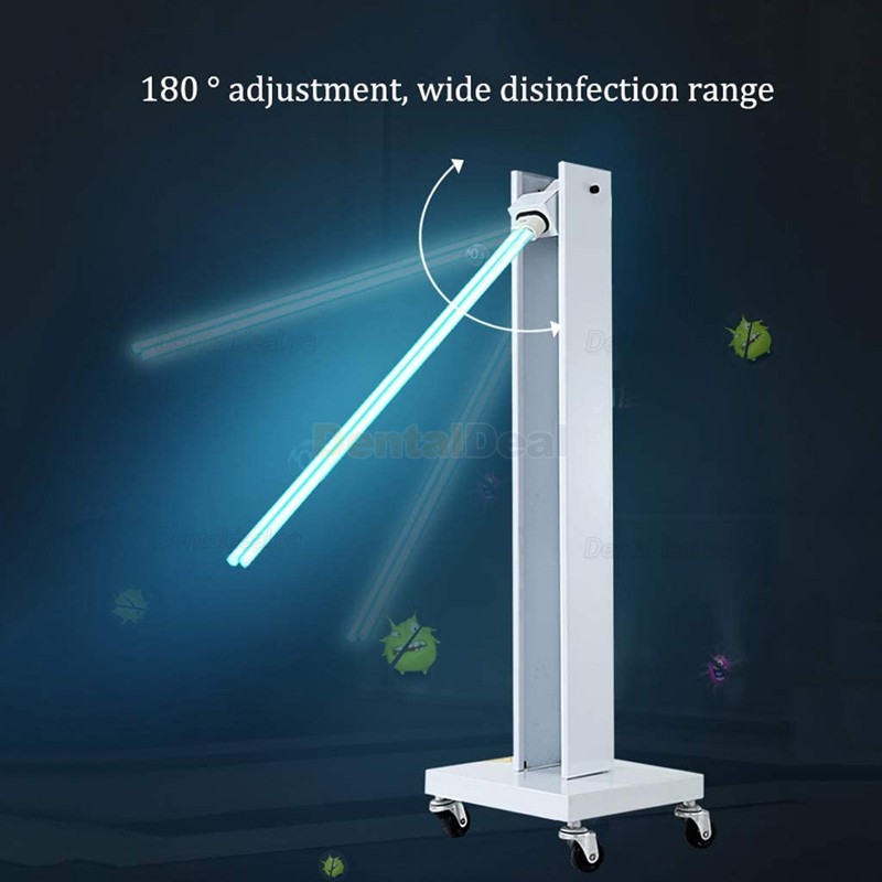 Mobile UV Light Sterilizer Ultraviolet Disinfection Lamp Germicidal UV Lamp Trolley with Wheels
